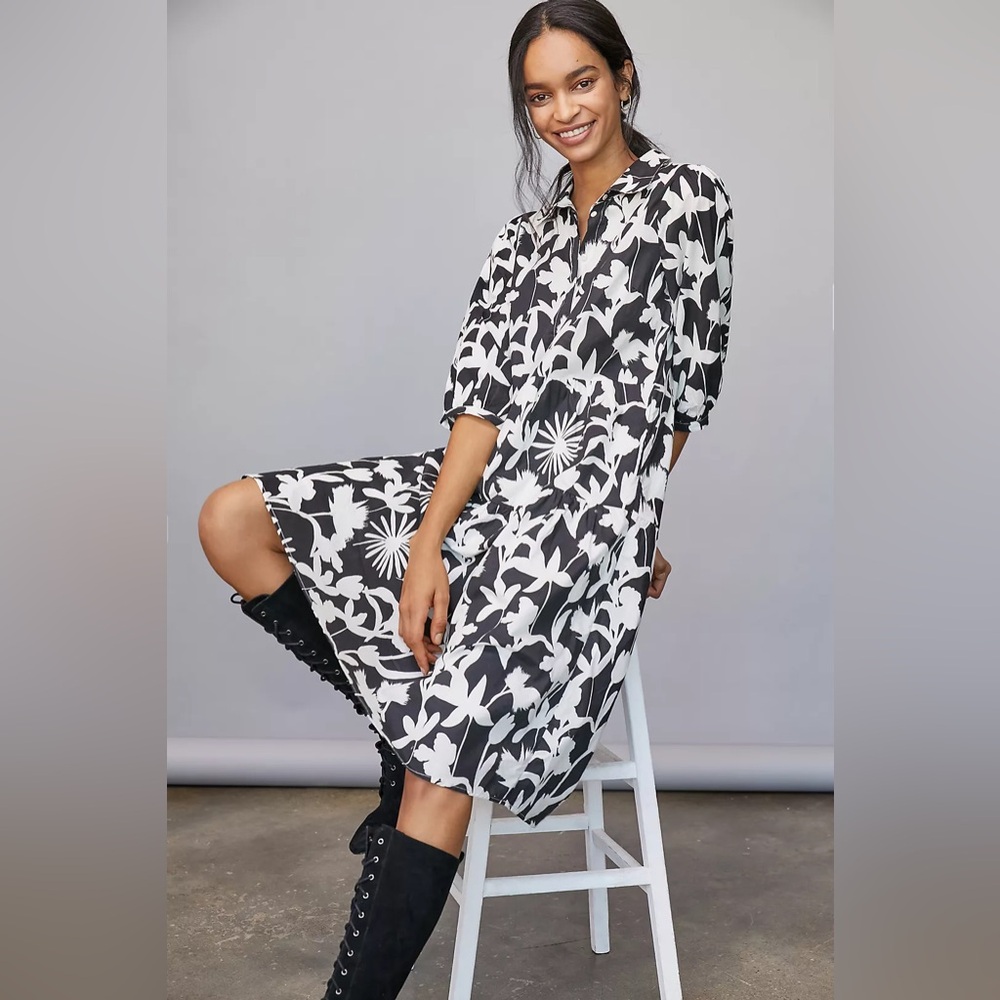 Anthropologie Darla Midi Dress